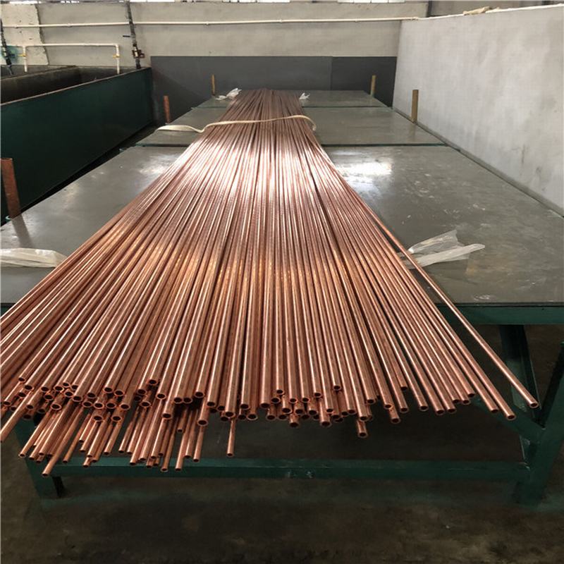 Chine 
                                 La rainure intérieure transparente de tuyaux en cuivre de tuyaux en cuivre                             fournisseur