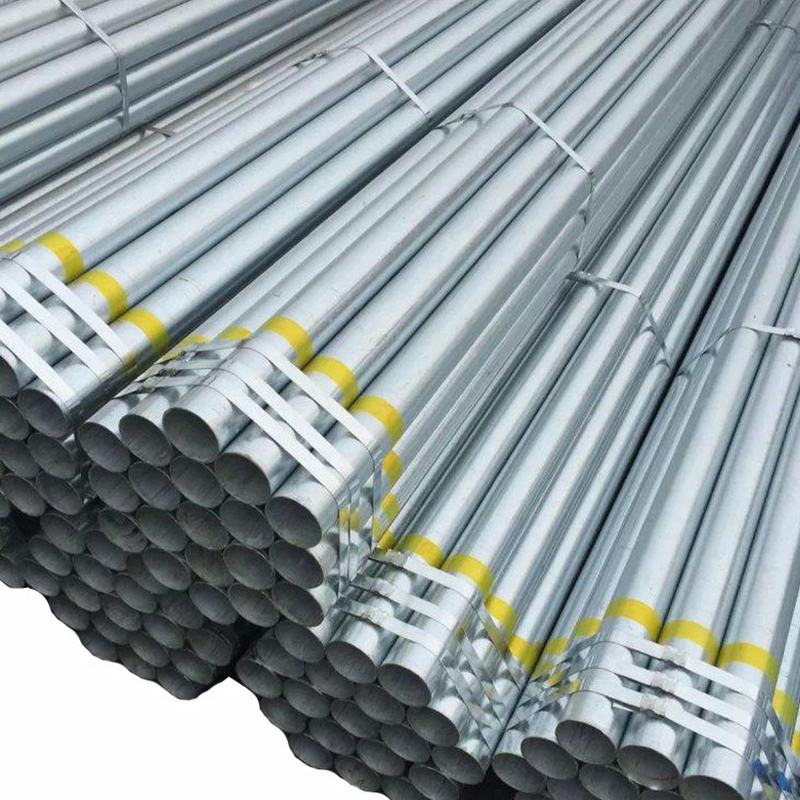 
                                 Fornecimento directo de fábrica competitivo DIP galvanizado a quente tubo de aço de 48.3 mm, tubo Gi, tubos de andaimes                            