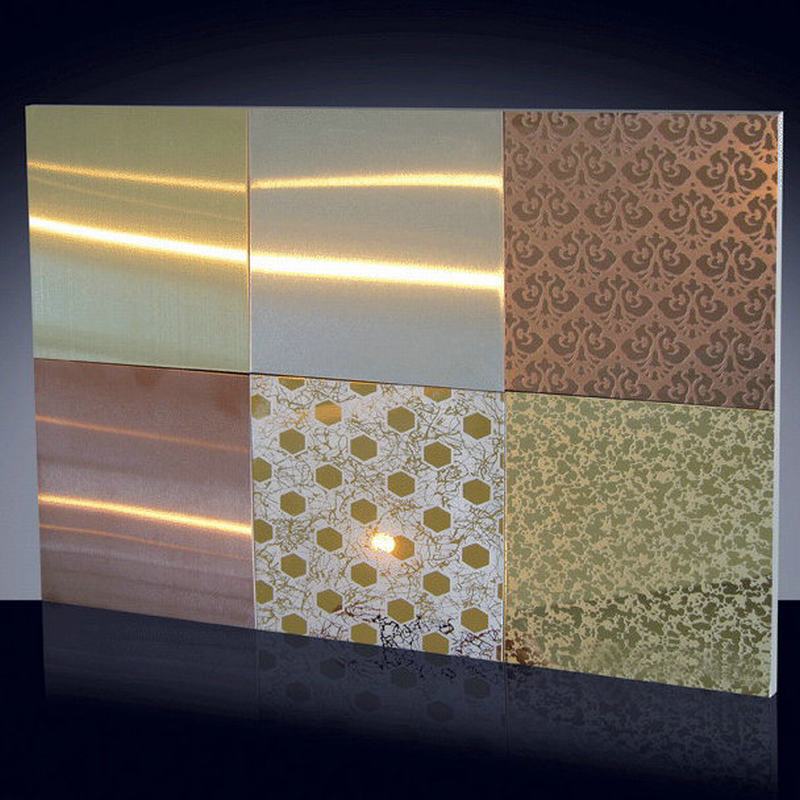 2016 Hot Selling Decorative Stainless Steel Sheet for Project