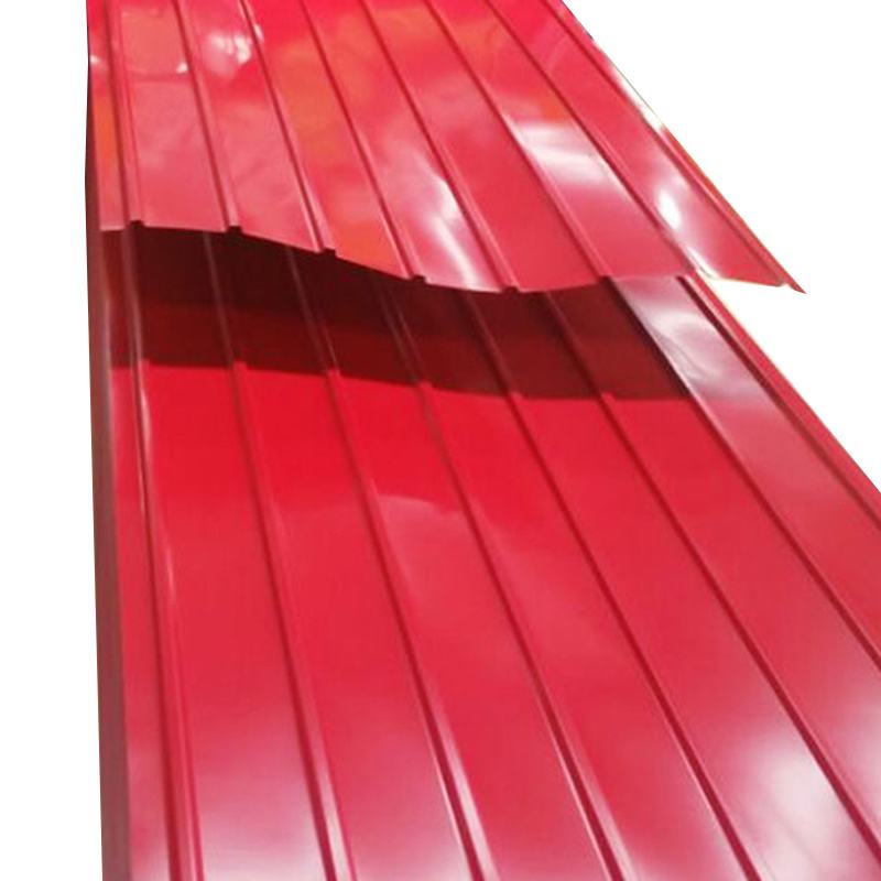 Djibouti Market 34 Gauge Red Color Galvanized Roofing Sheets