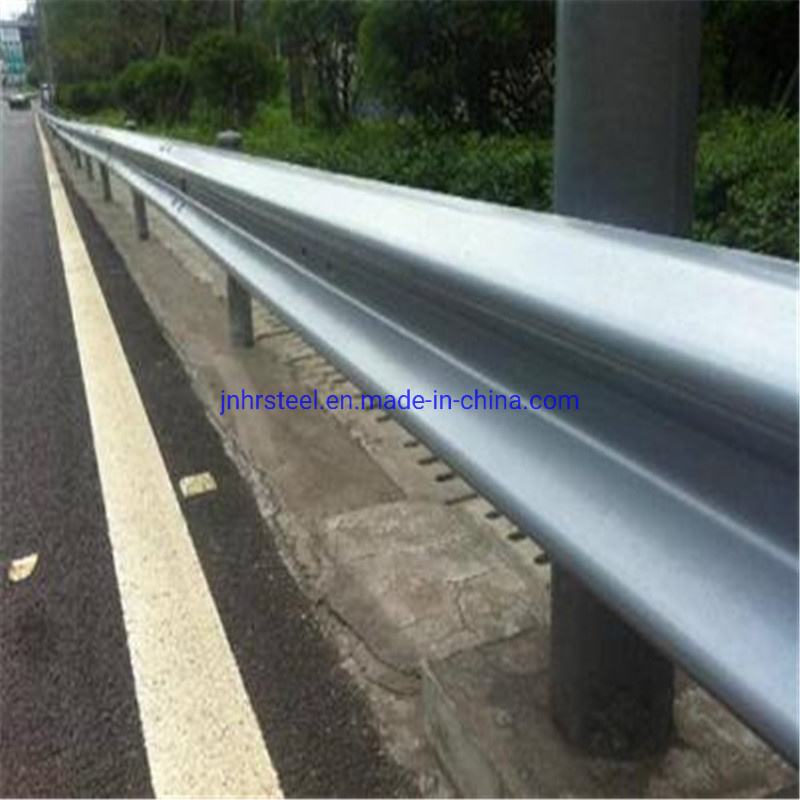 Galvanized Road Safe Crash Barrier W Beam Highway Guardrail