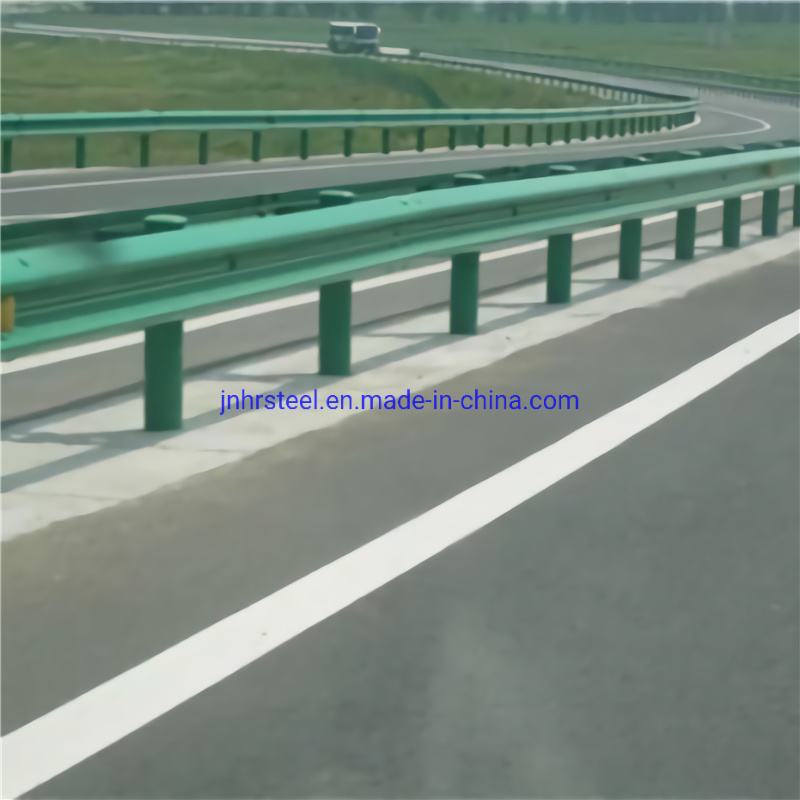 Highway Barrier Galvanized Steel Flex Beam Road Safety Guardrail