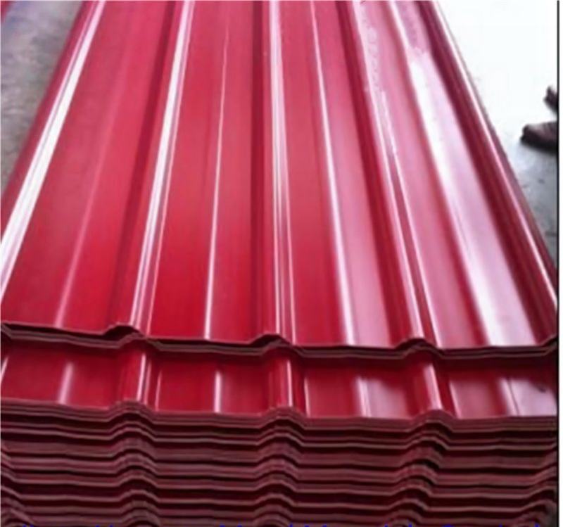 Chine 
                                 PPGI Hot DIP Couleur acier prépeint ondulé galvanisé recouvert de tôle de toit                             fournisseur