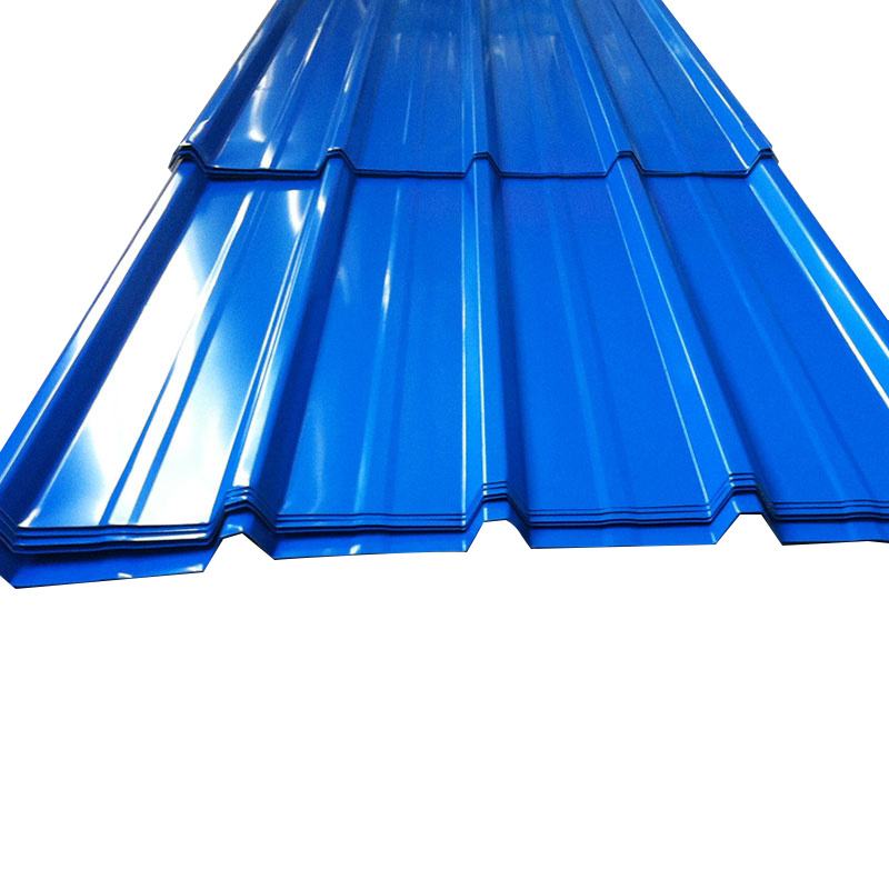 China 
                                 Oman material de construcción Color revestido Corrugado Metal Chapa de techo                             proveedor