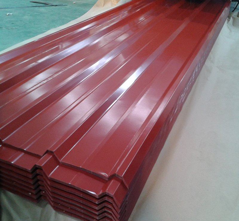 
                                 Chapa de cobertura em aço ondulado galvanizado com revestimento a cores PPGI                            