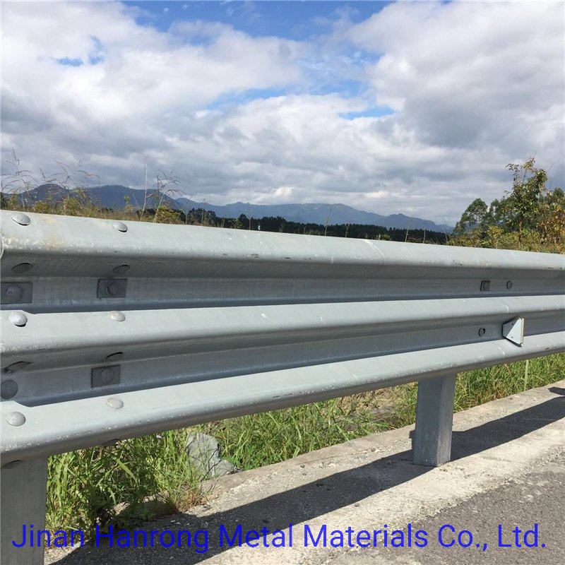 Road Steel Fence W Beam Guardrail Highway Crash Barriers Safety