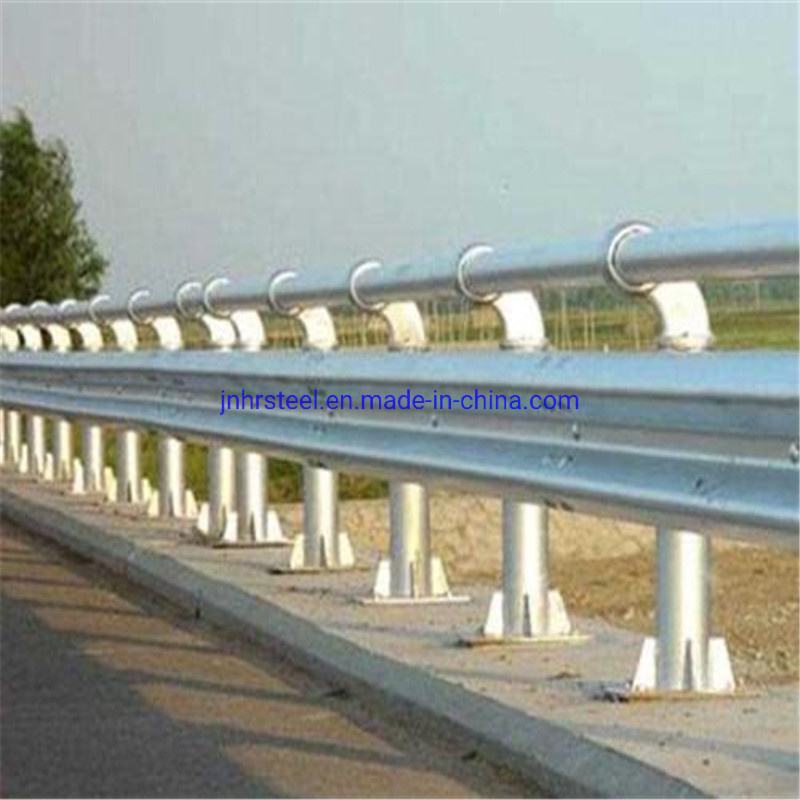 Traffic Safety Galvanized Metal Fence Highway Guardrail