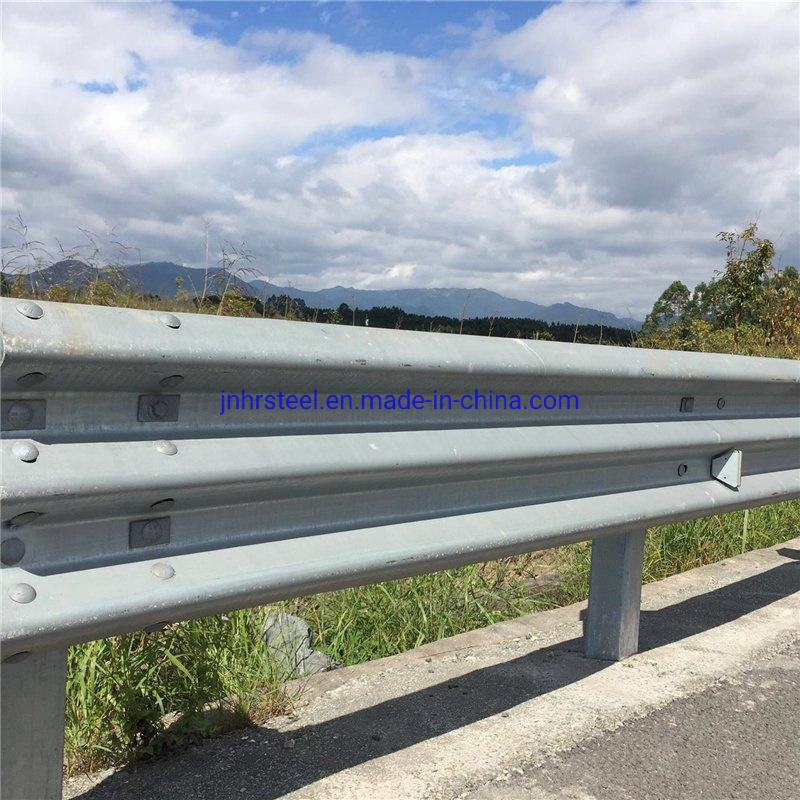 Traffic Safety Galvanized Steel W Beam Guardrail Highway Guardrail