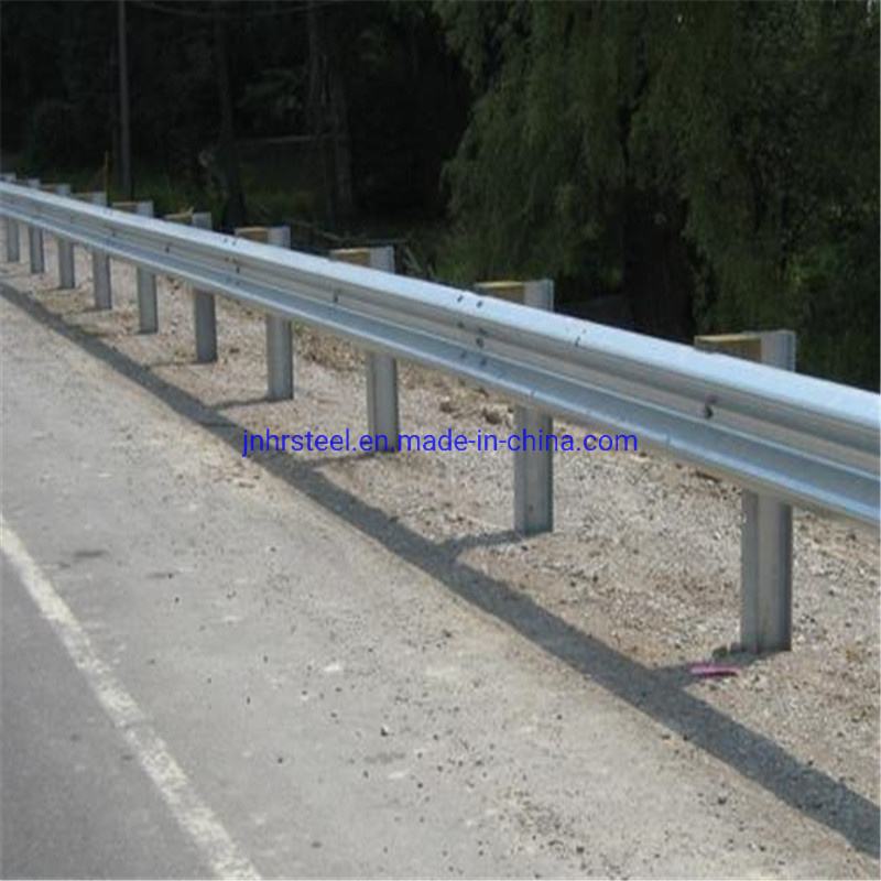 W Beam Stainless Steel Roadway Corrugated Road Safety Galvanized Barrier Road Crash Barrier Plate Highway Guardrail Traffic