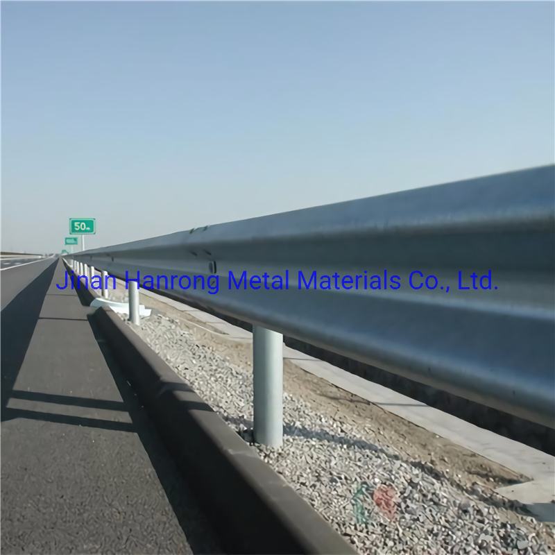 as Nzs 3845-1999 Corrugated Q235 Galvanized Steel Metal W Beam Guardrail