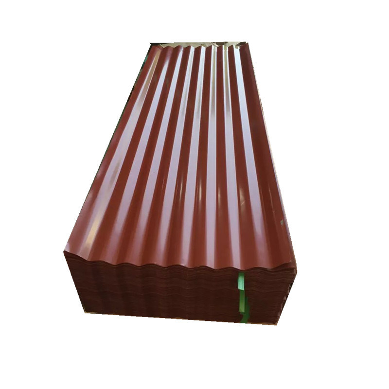 China 
                        Color Coated Corrugated Steel Roof Panel Aluminium Roofing Sheet
                     supplier