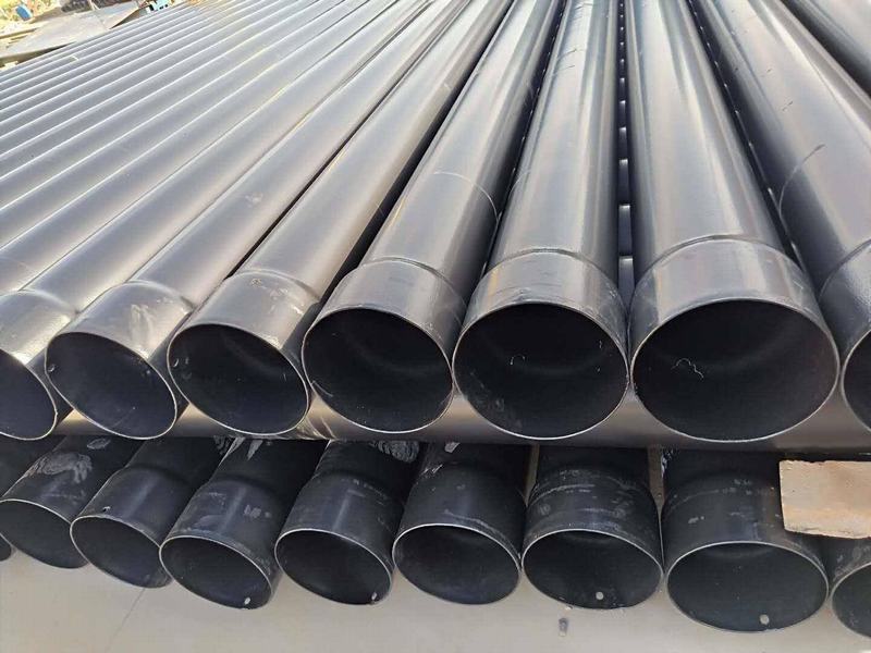 5.8m / 6m ASTM A53, BS1387, DIN2244 Galvanized / Oiled / Black Welded Steel Pipes