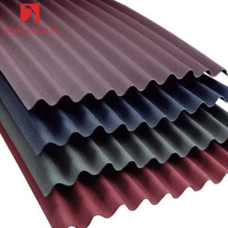 Chine 
                                 Feuille de carton ondulé Aluzinc et l'acier prépeint PPGL PPGI Galvalume tôle de toit ondulé                             fournisseur