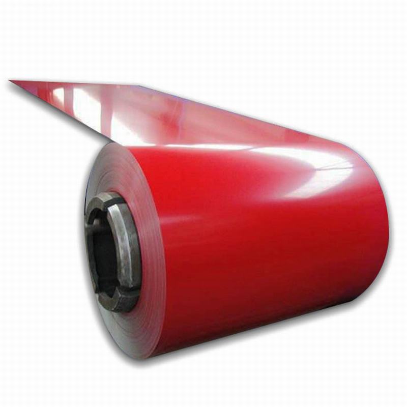 Red Color Painting PPGI Steel Sheet Matt Ral 3000 Flame Red PPGI Galvanized Steel Coil