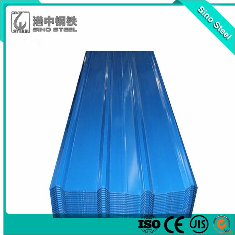 Chine 
                                 CGCC matériau ondulé galvanisé prélaqué tôle de toit pour matériaux de construction                             fournisseur