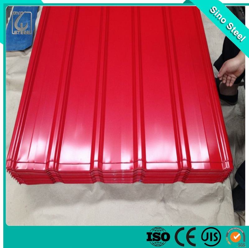 China 
                                 Z275 Prepainted Hoja de techado de galvanizado                             proveedor