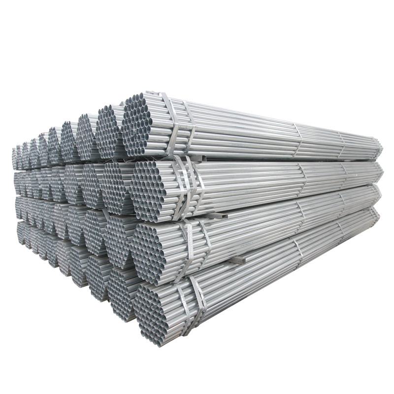 Round Steel Hot Dipped Galvanized Pipe Used for Construction