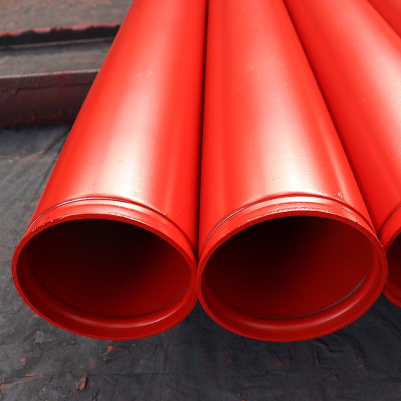 Sch40 ERW Steel Pipe for Fire Fighting with Red Color