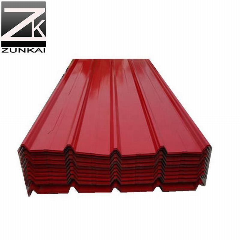 Chine 
                                 La Chine de tôle en acier ondulé de matériaux de construction de la plaque de toit de zinc                             fournisseur
