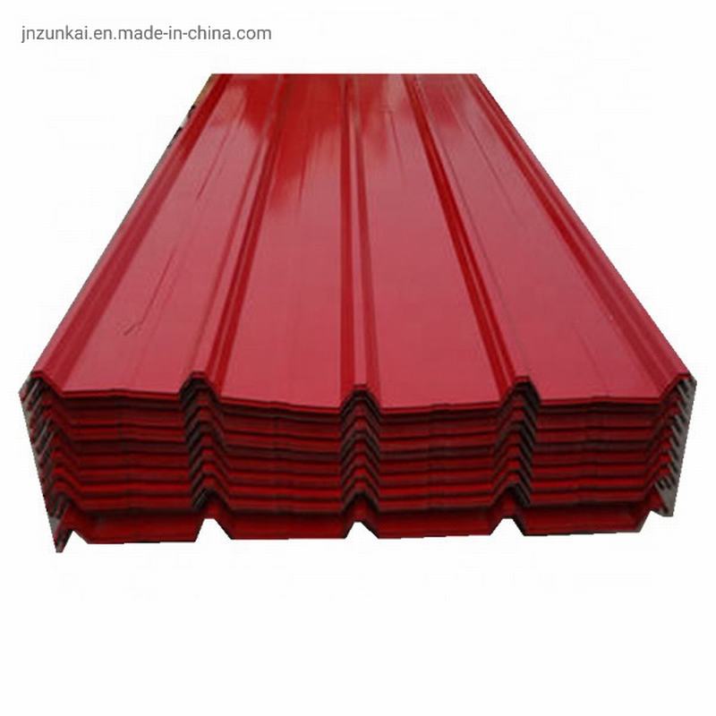 China 
                                 Techo de Zinc corrugado PPGI pintados de color de la hoja de acero galvanizado de la placa de techo de tejas Precio                             proveedor