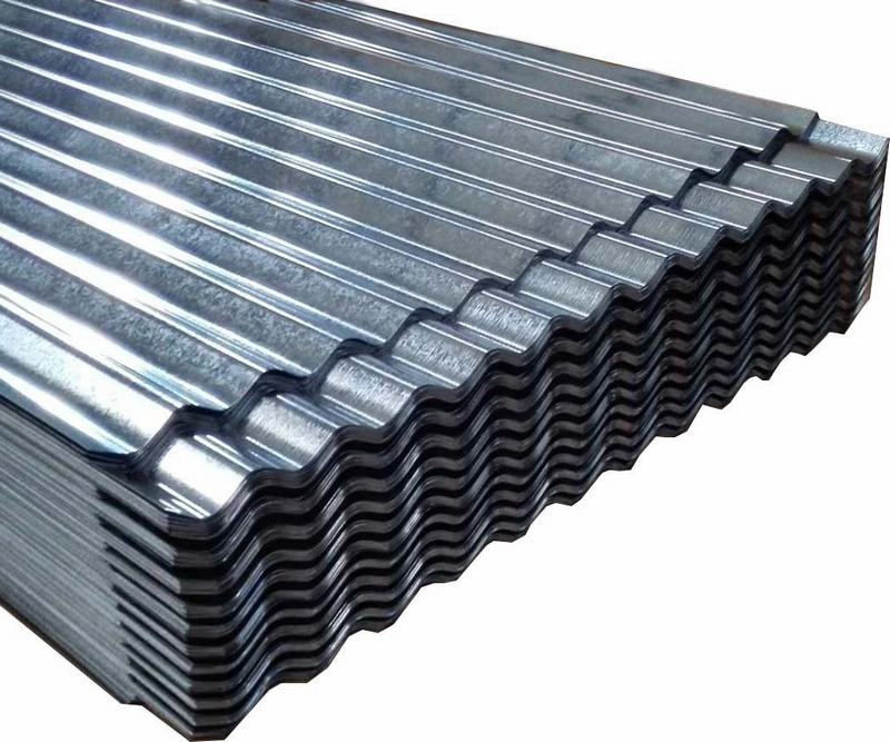 Chine 
                                 Matériau métallique en acier recouvert de zinc tôle de toit en acier galvanisé ondulé                             fournisseur