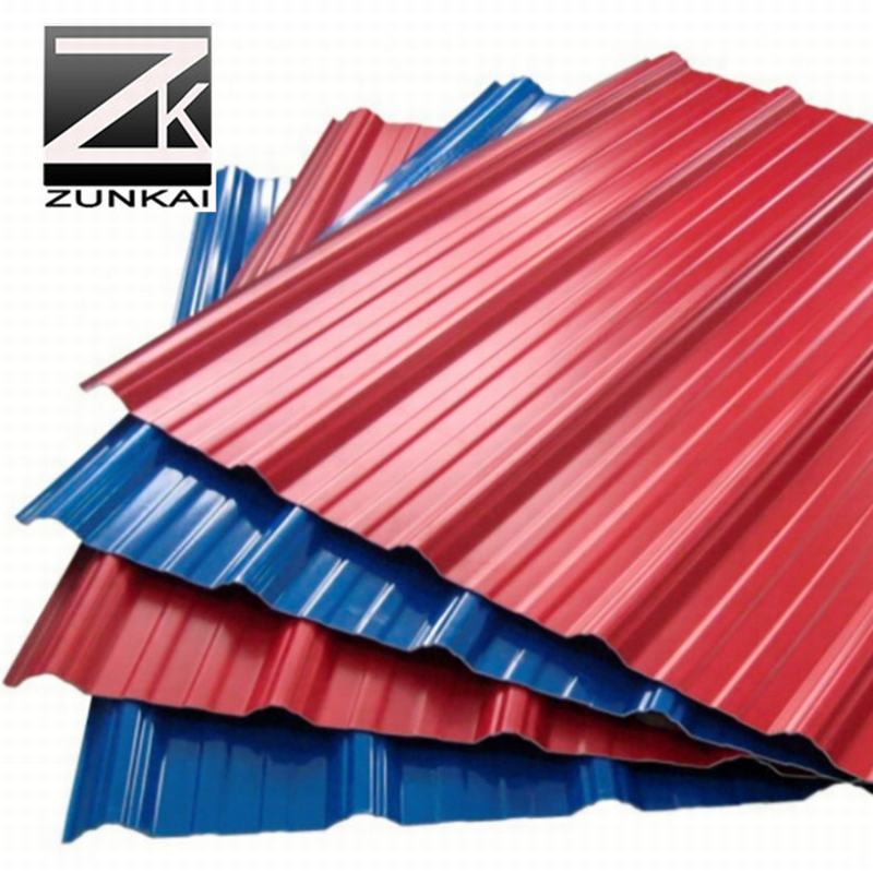 China 
                                 O zinco Aluzinc Rib Tecto Prepainted cor da folha de aço/Preço de placa                             fornecedor