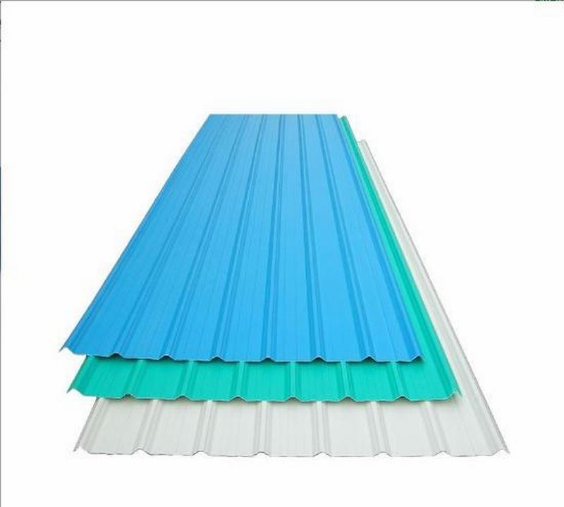 China Supplier Regular Spangle 0.4mm Thick Glazed Roofing Tiles Z50 Dx51d PPGI Prepainted Coated Corrugated Steel Roofing Sheet