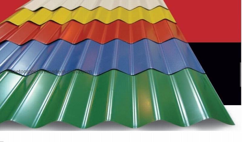China 
                                 Hoja de techo galvanizado ondulado de color de la hoja de acero para techos de hojas de hierro Gi la construcción usa                             proveedor