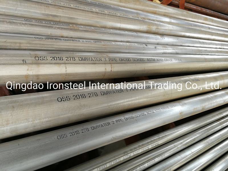 ASTM A312 TP304 Welded Stainless Steel Tube Ss Pipe
