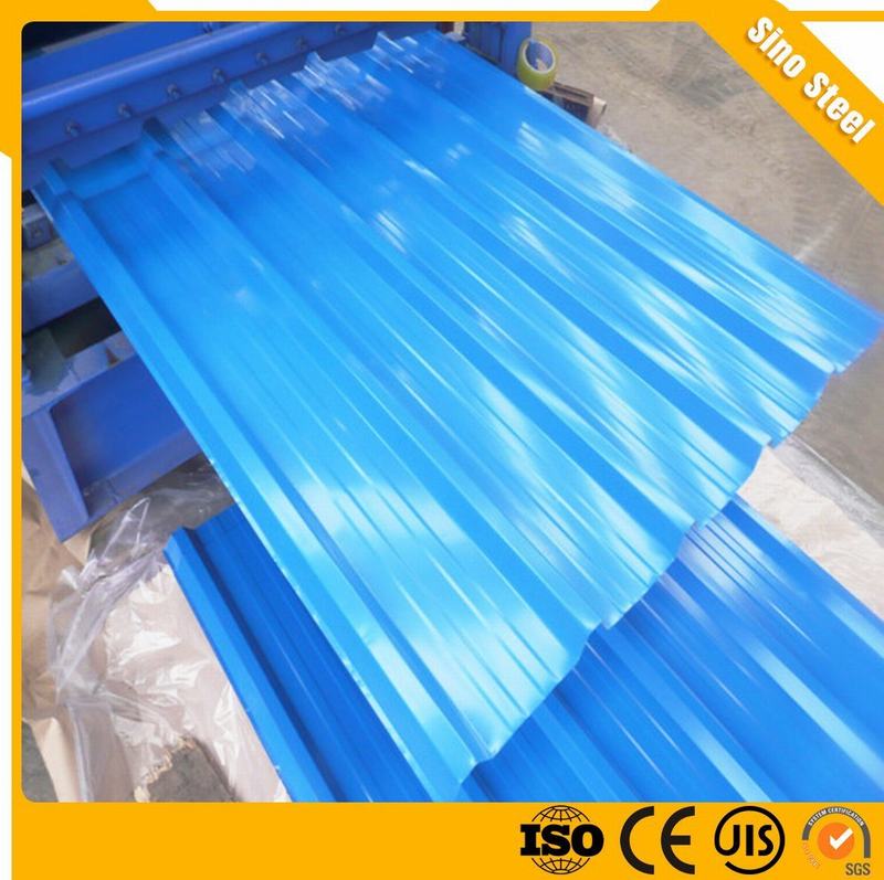 
                                 0,14 mm PPGI Prepainted Telhado de aço corrugado da China                            