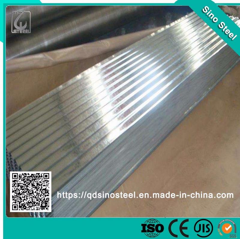 
                                 600-1250mm Gi feuille de carton ondulé en acier galvanisé pour l'Afrique du marché de toiture                            