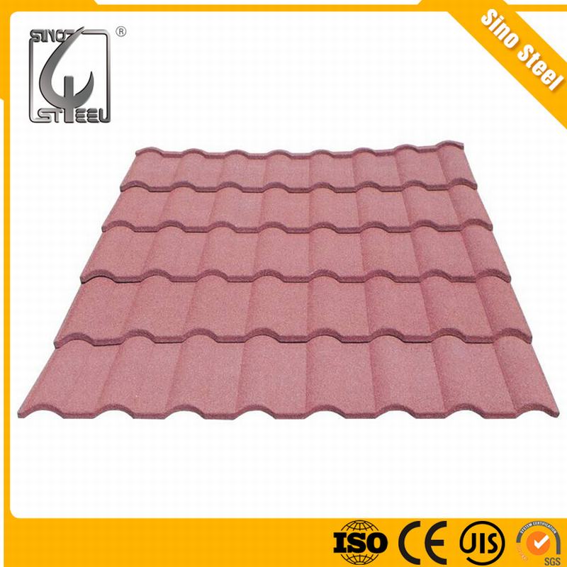 Color Stone Coated Steel Metal Roofing Tiles From China