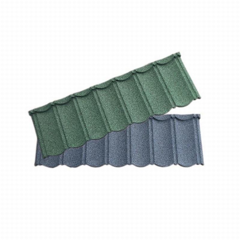 Building Material Mediterran Colorful Stone Coated Metal Roofing Tiles