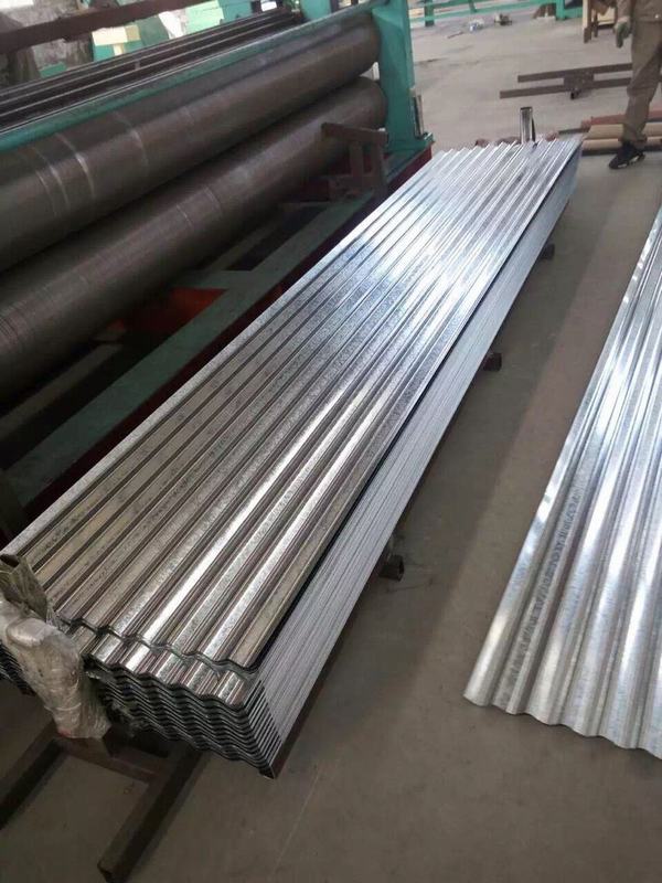 Dx51d Dx52D SGCC Corrugated Steel Roofing Sheet China Manufacture