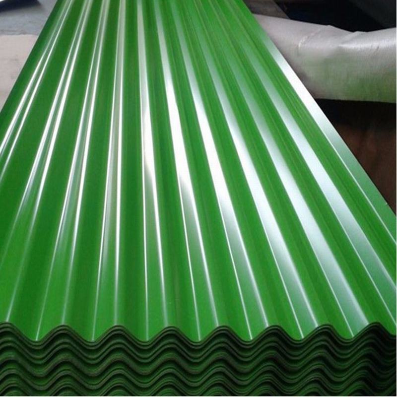 China 
                                 El color del techo ondulado PPGI hoja metálica de acero hojas de material de construcción                             proveedor