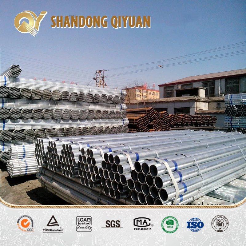 China Supplier 6 Inch Gi Pipe Round A106b Galvanized Pipe