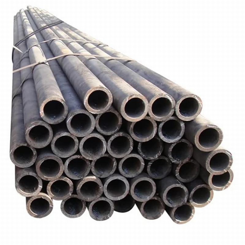 
                                 Caissons pour puits de carbone métallique rond noir Tuyau en acier                            
