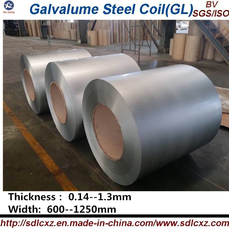 Hot Dipped Galvalume Steel Coil / Gl (0.14-0.13mm)