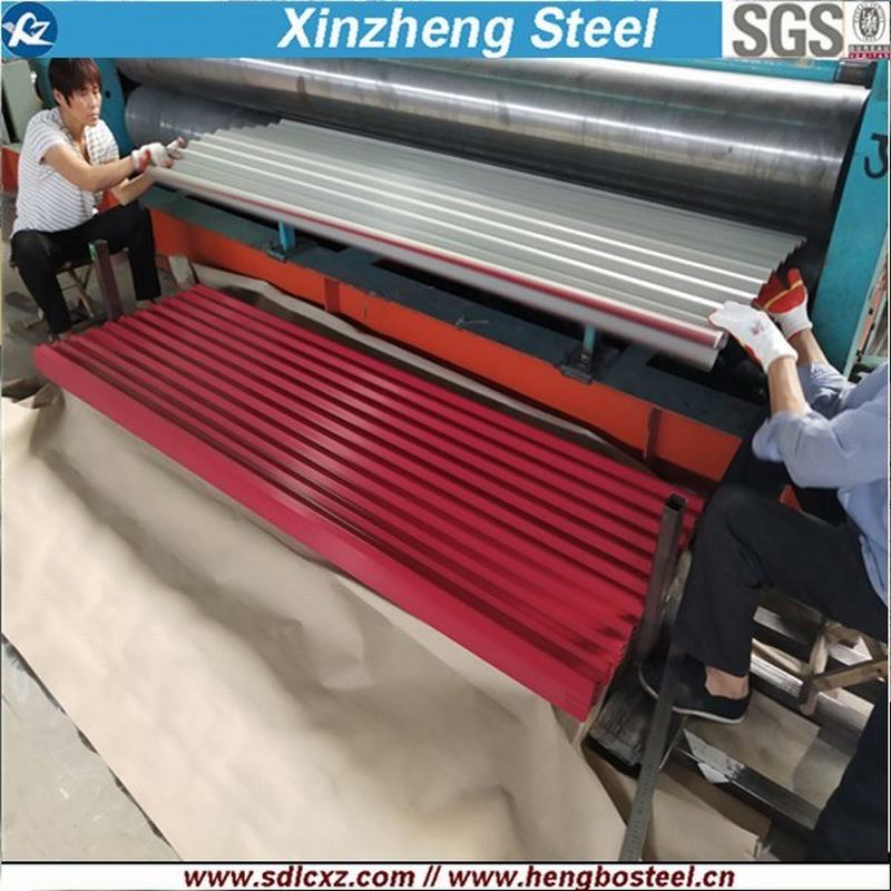 Prepainted Galvanized Corrugated Steel Sheet with Single Painting