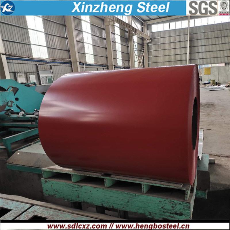 
                                 Revestido de Color de la fábrica de Shandong Prepainted bobinas de acero galvanizado                            