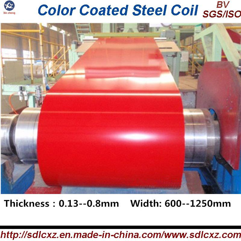 Wholesale Prepainted Steel Coil Color Coated Galvanized Steel Coil (0.14–0.8mm)