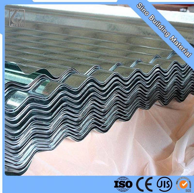 Chine 
                                 La norme ASTM D'épaisseur 0.5mm Commercial haute résistance DX51D S350GD Z275 la jauge d'épaisseur de tôle en acier ondulé galvanisé                             fournisseur
