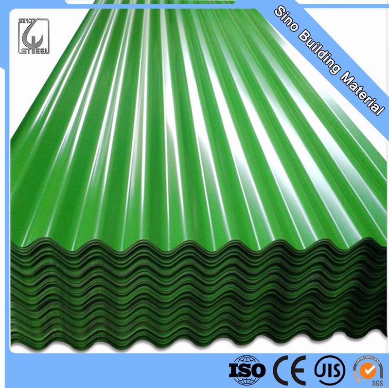 Corrugated Colored Building Material Zinc Galvanized Steel Roofing Sheet