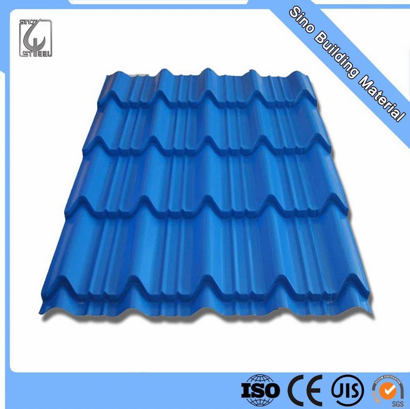 Pre-Painted with Plastic Film for Roofing Building Corrugated Steel Sheet