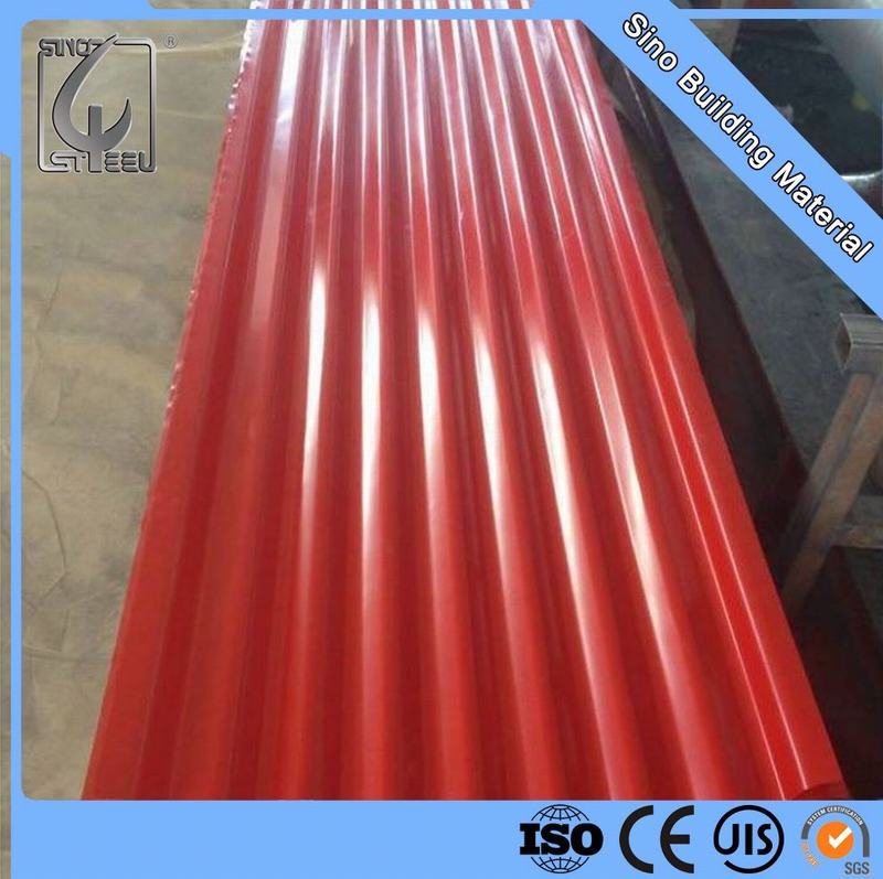 Roofing Materials PPGI Prepainted Steel Corrugated Roofing Sheet