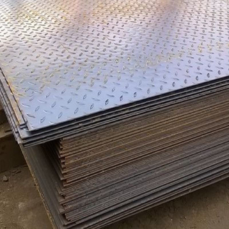 ASTM A36 Carbon Black Checkered Steel Plate