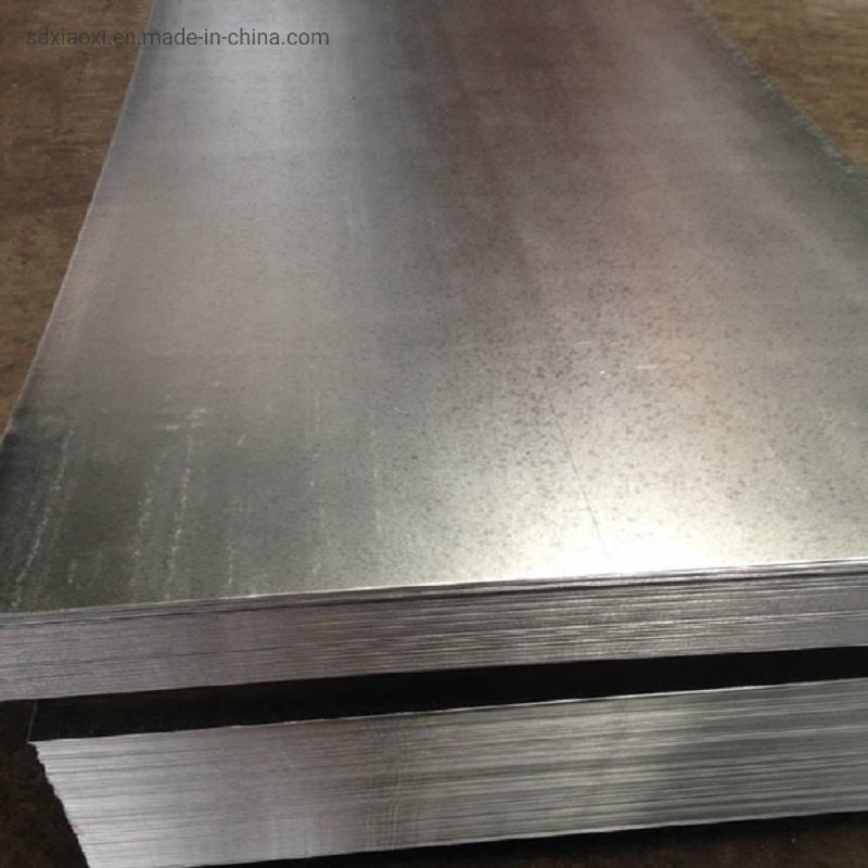 
                                 Material de construção por imersão a quente G90 Z90 Glvanized metal de folha de aço                            