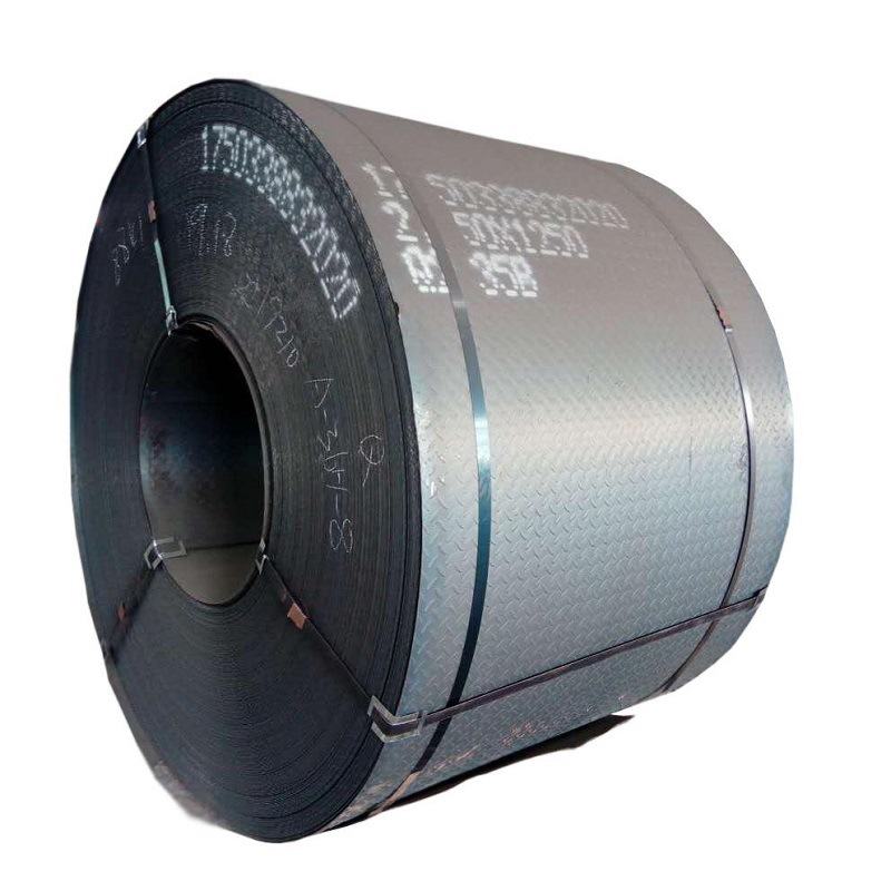 Q235B Q355b Hot Checkered Steel Rolled Coil Price