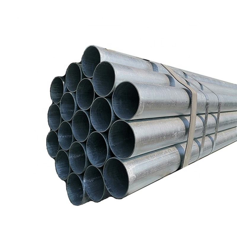 
                                 ASTM JIS DIN GB Standard Galvanized ERW Soldado tubo de acero                            