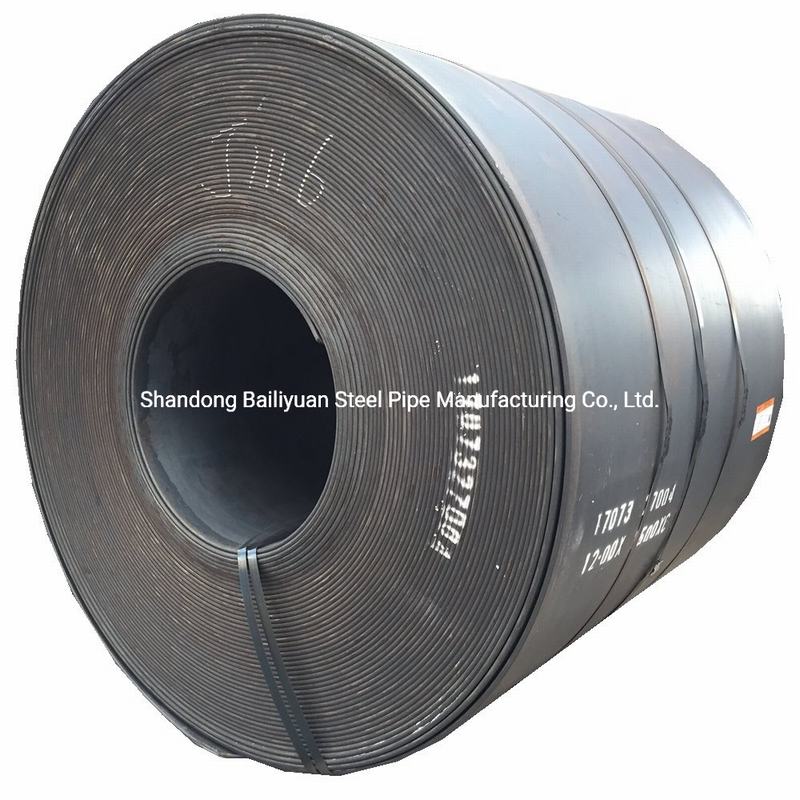 
                                 Fábrica de Bailiyuan A53 0,2-3mm bobina de acero al carbono laminado en frío                            